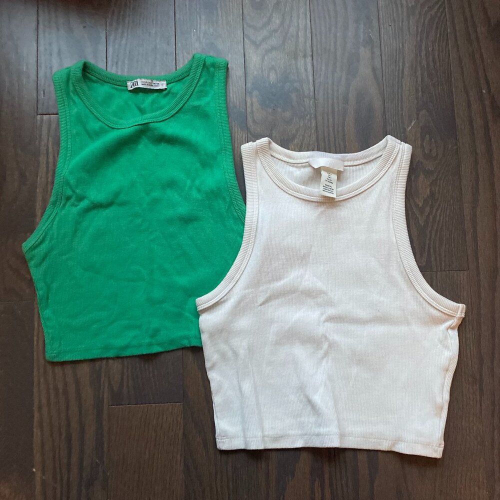 Zara and HM tops